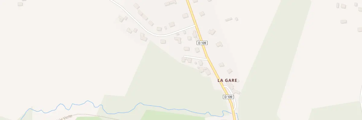 Plan du 6 Kergaër à Berné