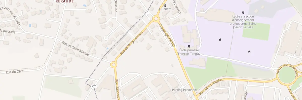 Plan du 70B Rue de Kerguestenen à Lorient