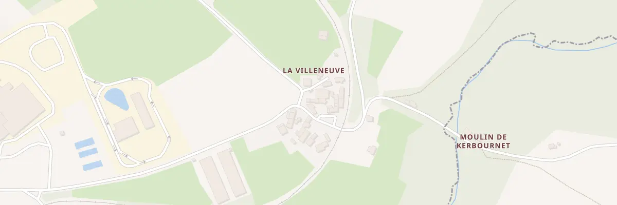 Plan du 5 La Villeneuve à Callac