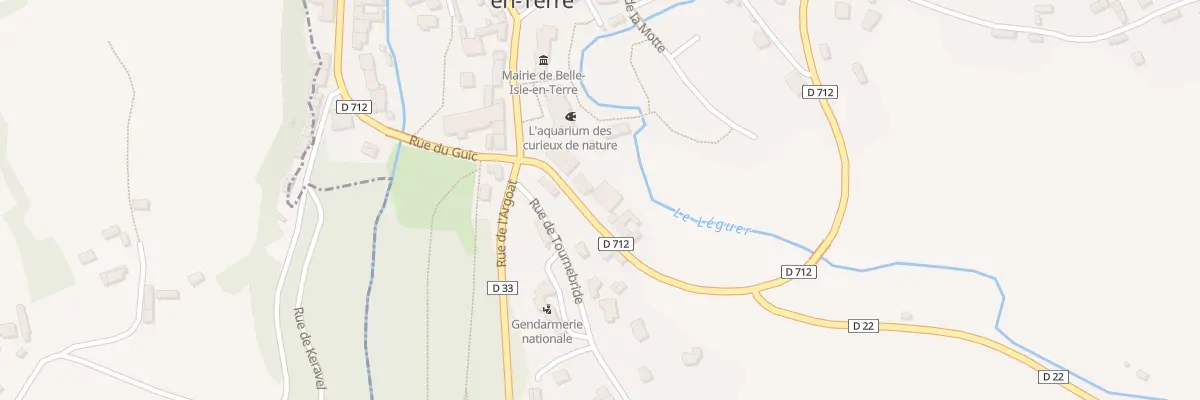 Plan du 3 Rue Castel Mond à Belle-Isle-en-Terre