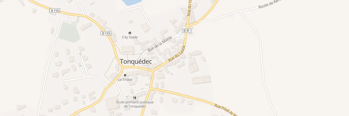 Plan du 14 Rue du Lavoir Hent Ar Stank à Tonquédec