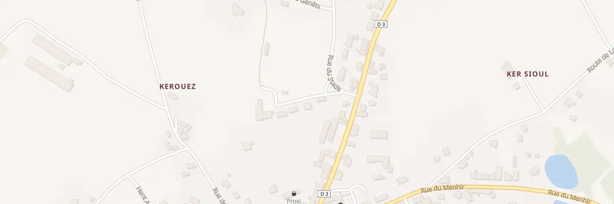 Plan du 3 Rue du Stade à Glomel