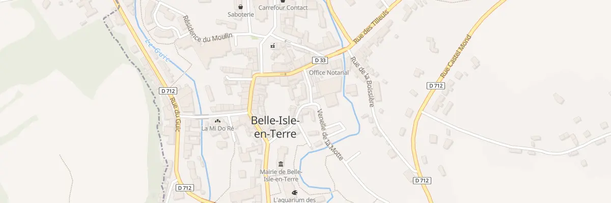 Plan du 17 Rue Guerveur à Belle-Isle-en-Terre