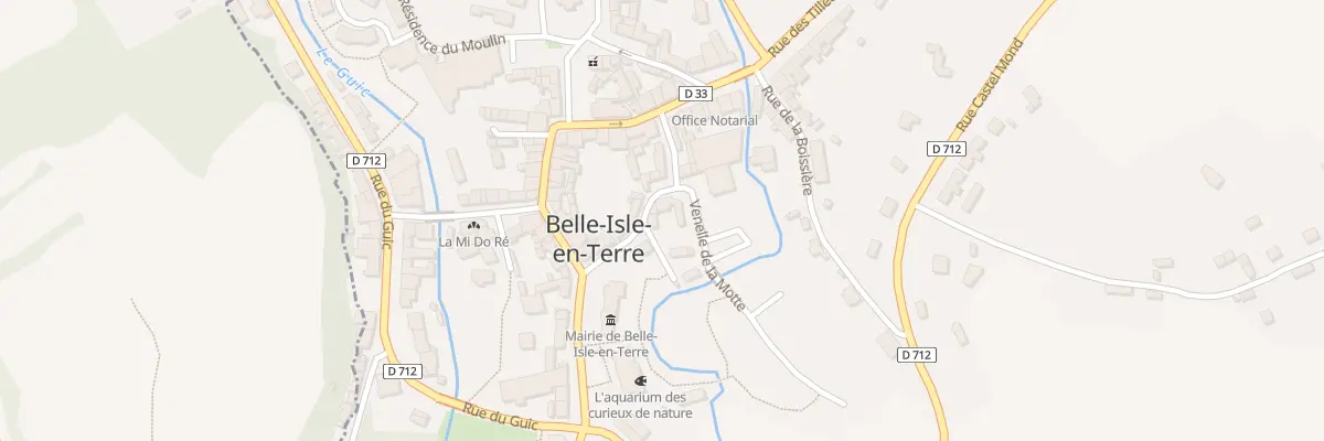 Plan du 4 Rue Guerveur à Belle-Isle-en-Terre