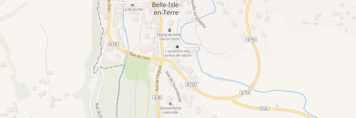Plan du 1 Rue Castel Mond à Belle-Isle-en-Terre