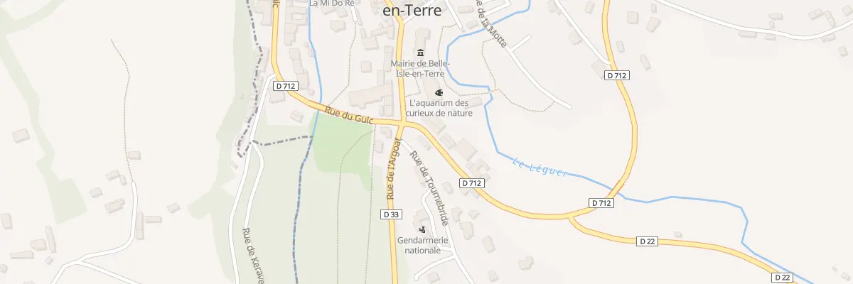 Plan du 2 Rue Castel Mond à Belle-Isle-en-Terre