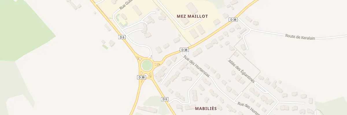 Plan du 2 Rte de Trélévern à Louannec