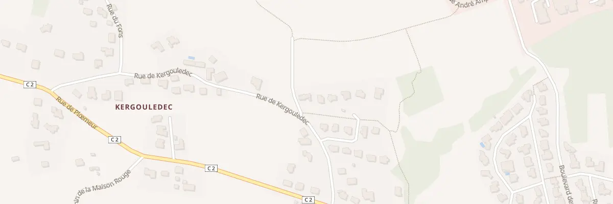Plan du 5 Rue de Kergouledec à Larmor-Plage