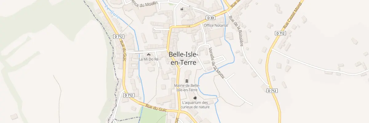 Plan du 1 Rue Guerveur à Belle-Isle-en-Terre