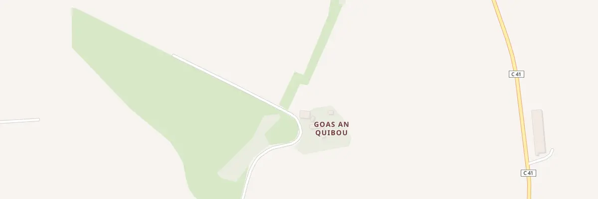 Plan du 2 Goas An Quibou à Locarn