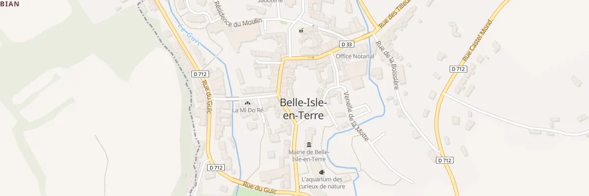 Plan du 14 Rue Crec H Ugen à Belle-Isle-en-Terre