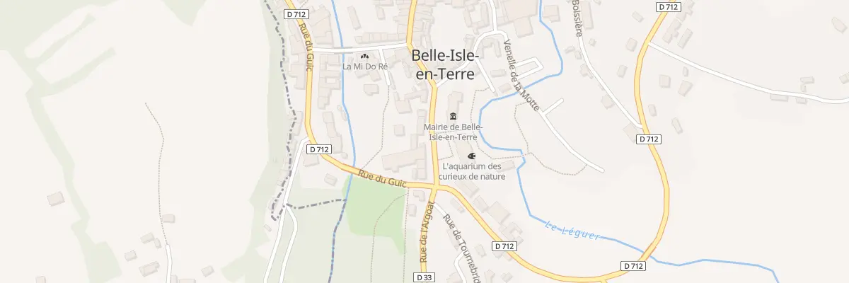 Plan du 5 Rue Crec H Ugen à Belle-Isle-en-Terre