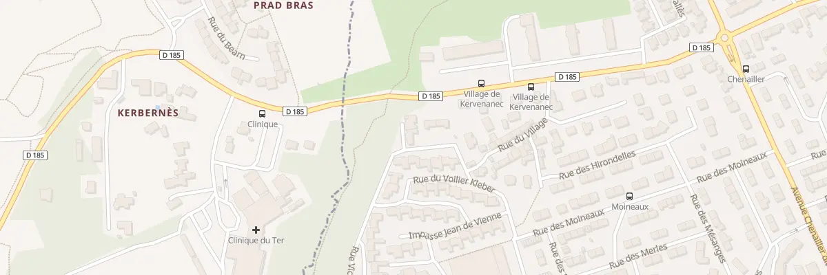 Plan du 3 Rue Victor Schoelcher à Lorient