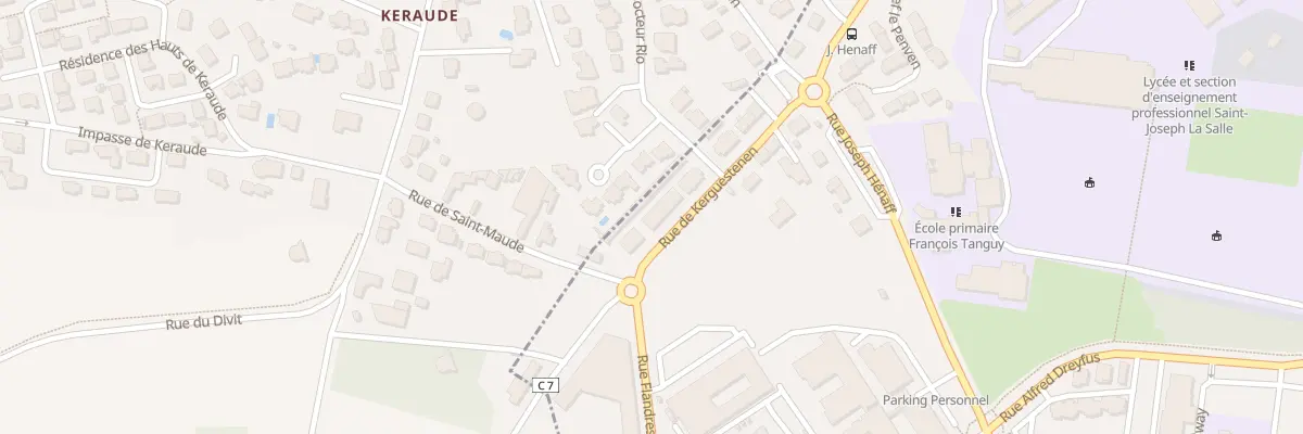 Plan du 79 Rue de Kerguestenen à Lorient
