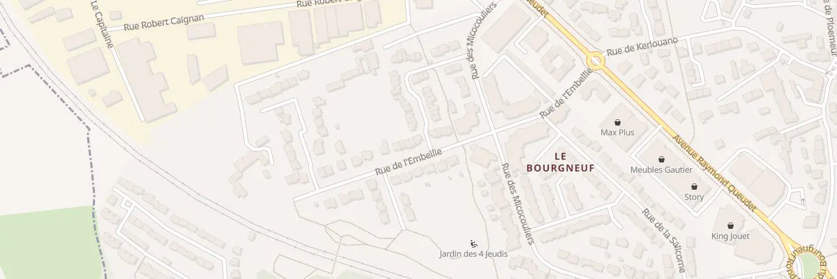 Plan du 21 Rue de l’Embellie à Lorient