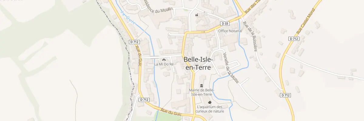 Plan du 1 Rue du Pont Cunuder à Belle-Isle-en-Terre