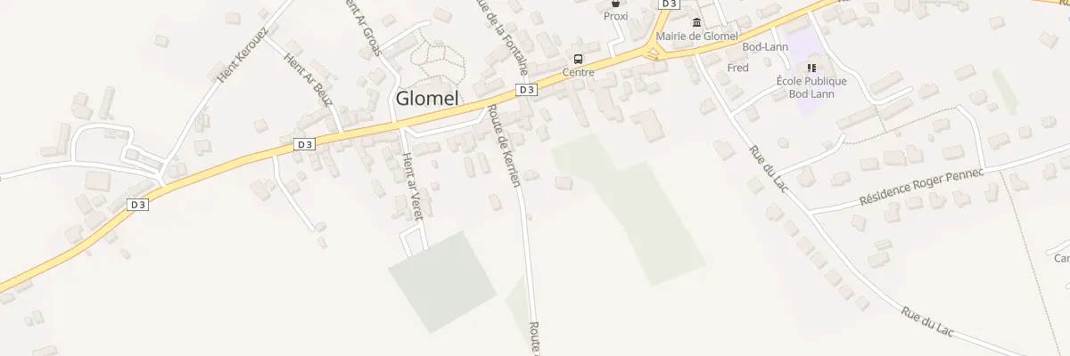 Plan du 1 Rte de Kerrien à Glomel