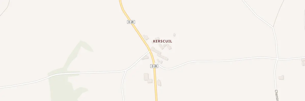 Plan du 2 Kerscuil à Saint-Servais