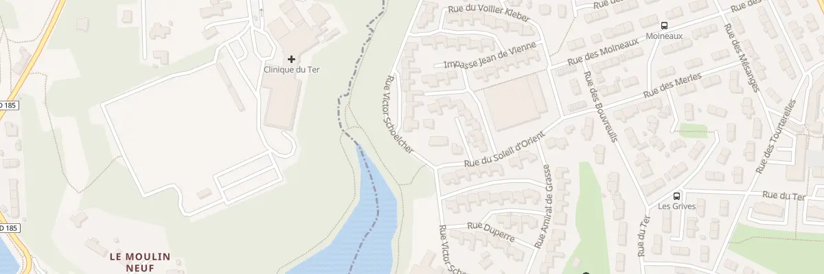 Plan du 28 Rue Victor Schoelcher à Lorient