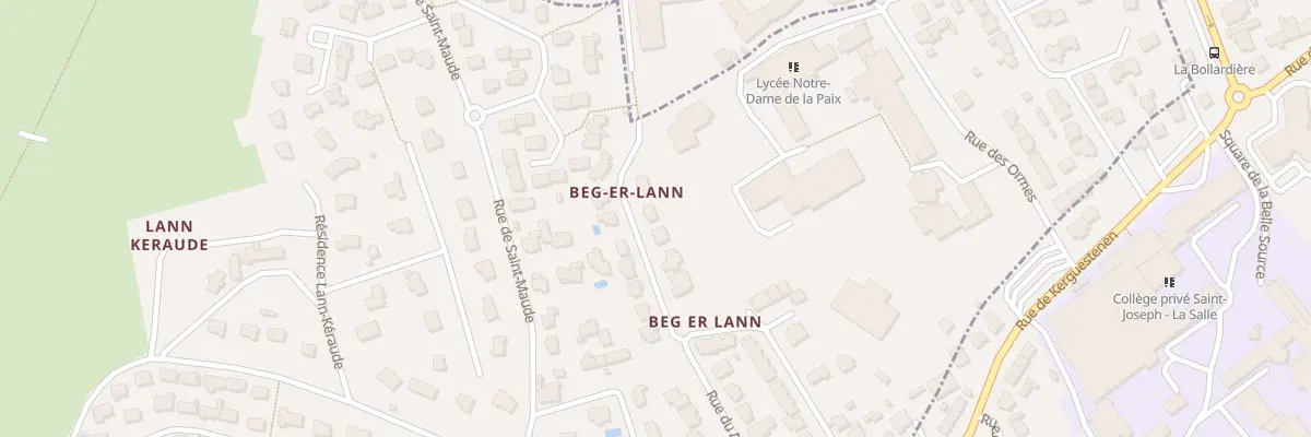 Plan du 28 Rue Docteur Rio à Ploemeur