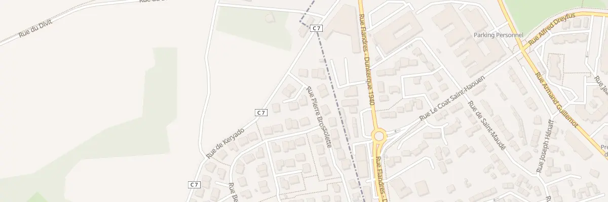 Plan du 9 Rue Pierre Brossolette à Ploemeur