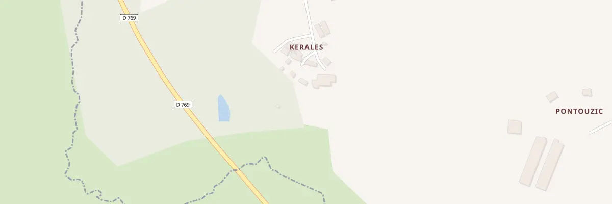 Plan du 3 Kerales à Berné