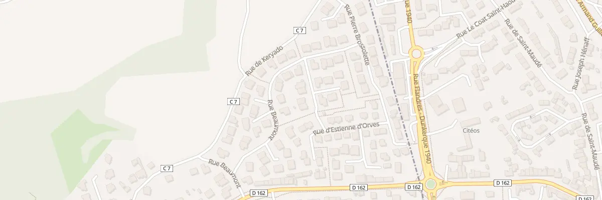 Plan du 5 Rue d’Estienne d’Orves à Ploemeur