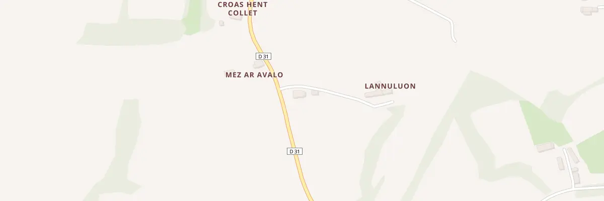 Plan du 6566 Lannuluon à Tonquédec
