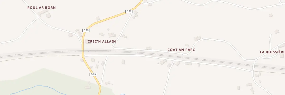Plan du 5121 Crech Allain à Trégrom