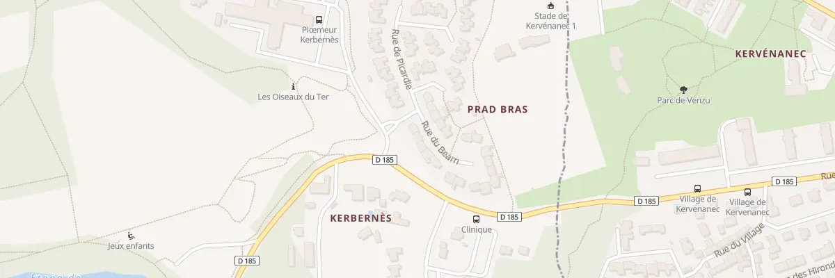 Plan du 3 Rue du Bearn à Ploemeur