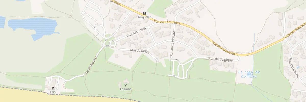 Plan du 7 Rue de la Marne à Larmor-Plage