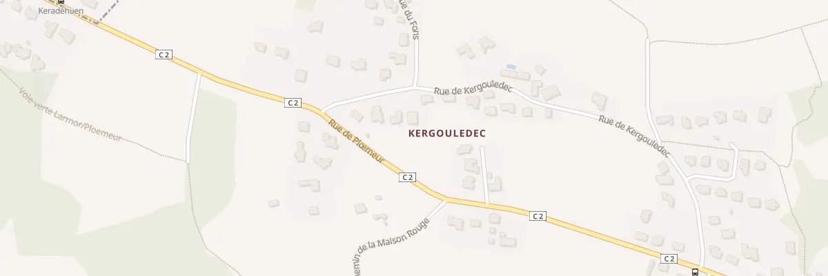Plan du 30 Rue de Kergouledec à Larmor-Plage
