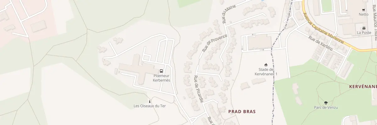 Plan du 16 Rue de Picardie à Ploemeur