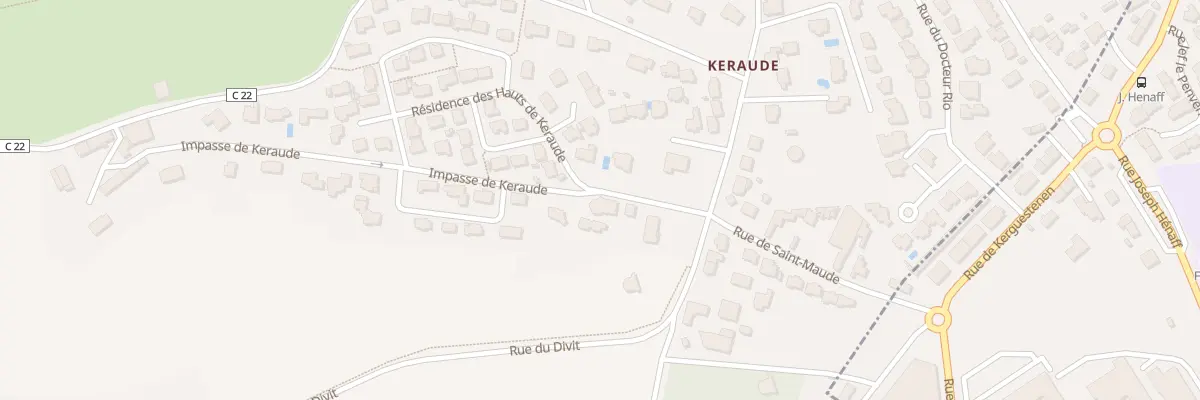 Plan du 4A Imp de Keraude à Ploemeur
