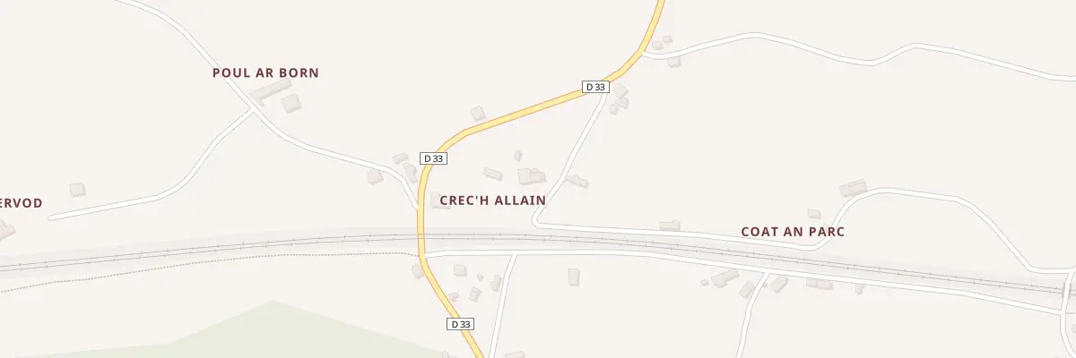 Plan du 12 Crec’h Allain à Trégrom