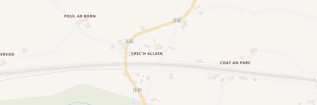 Plan du 5120 Crech Allain à Trégrom