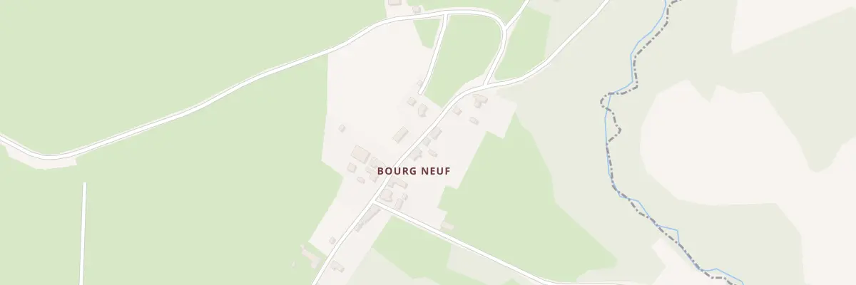 Plan du 9 Bourg Neuf à Duault