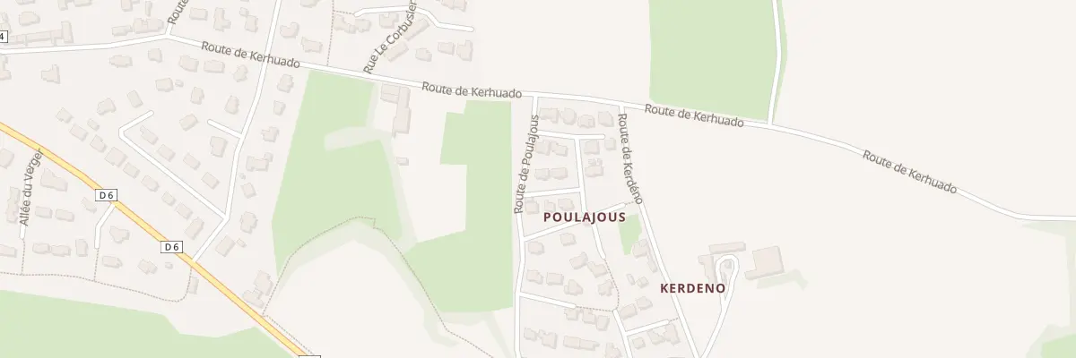 Plan du 4 Ven Lancelot à Louannec