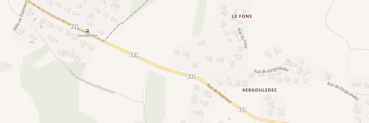 Plan du 9017 Rue de Ploemeur à Larmor-Plage