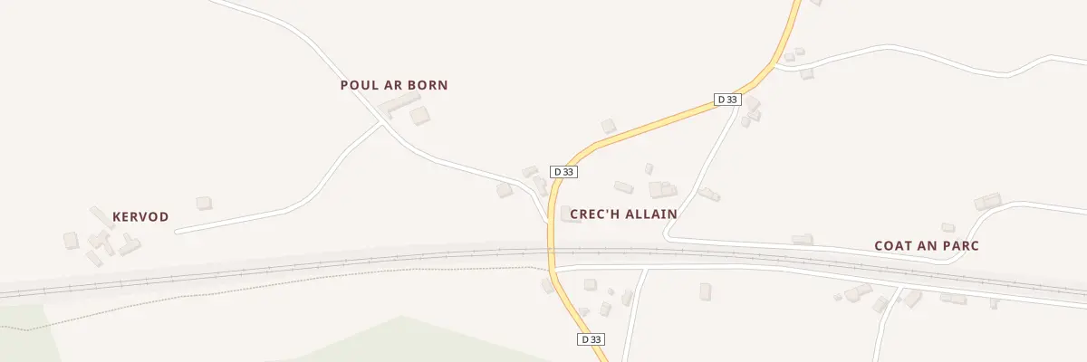 Plan du 5115 Crech Allain à Trégrom