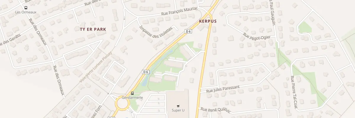 Plan du 2 Rue des Néfliers à Pont-Scorff