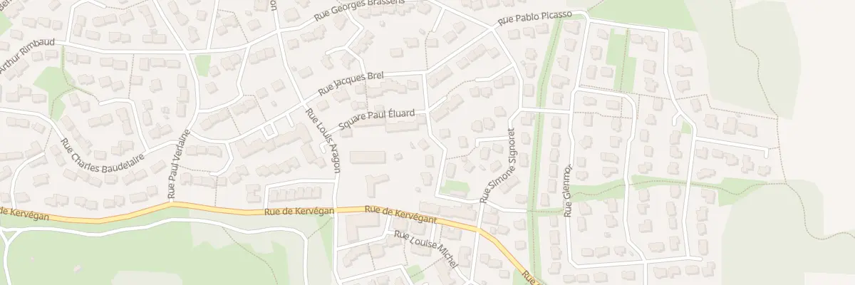 Plan du 6819 Rue Edith Piaf à Quéven