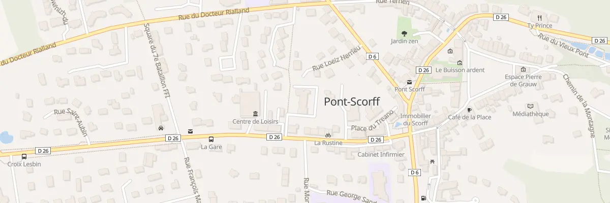 Plan du 5001B Che de l’Ancienne Gendarmerie à Pont-Scorff
