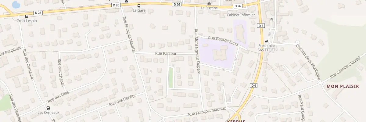 Plan du 13 Rue Pasteur à Pont-Scorff