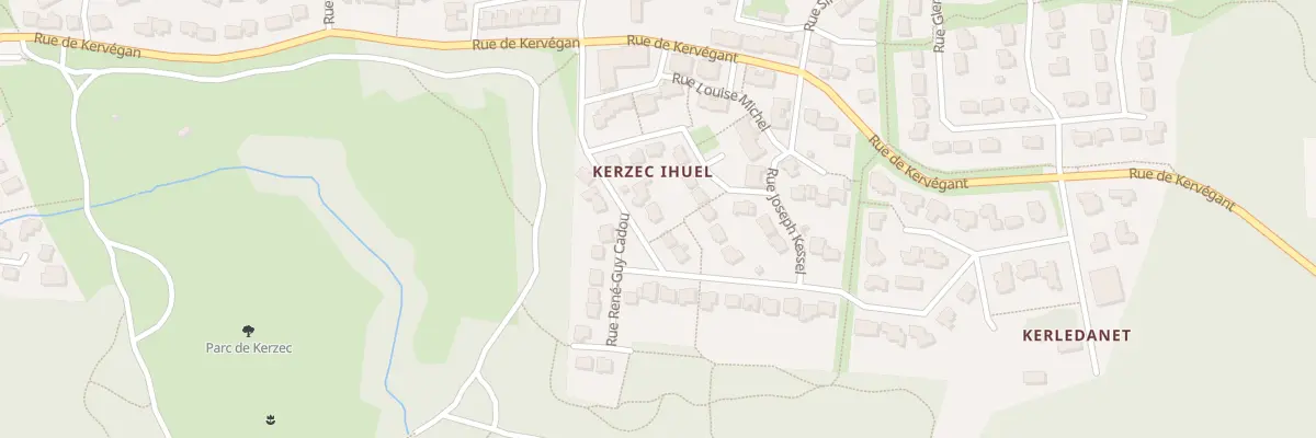 Plan du 3 Rue Antoine de St Exupery à Quéven