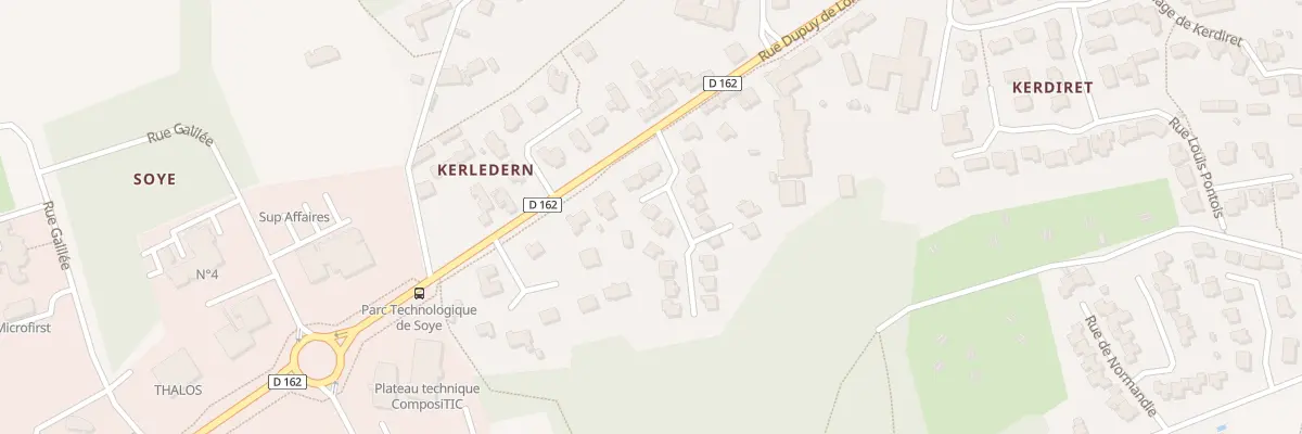 Plan du 5 Rue du Docteur Laënnec à Ploemeur