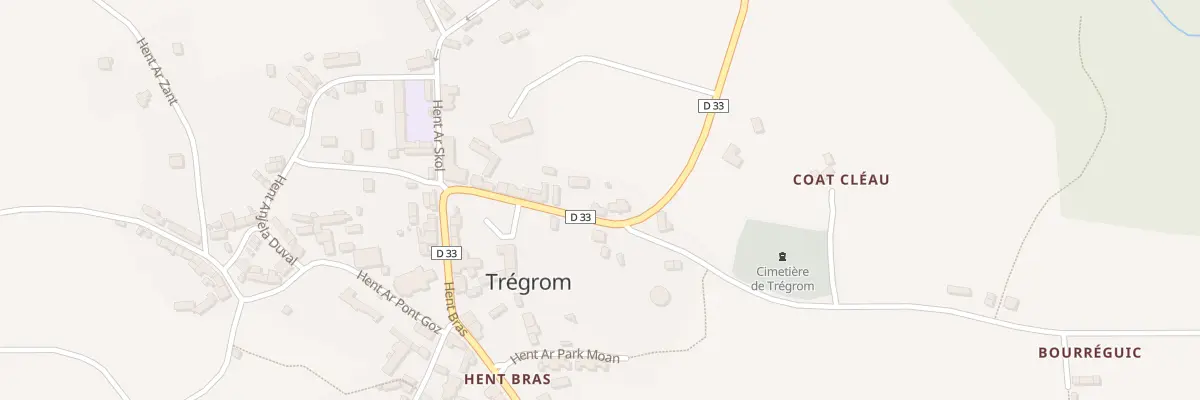 Plan du 29 Hent Bras à Trégrom
