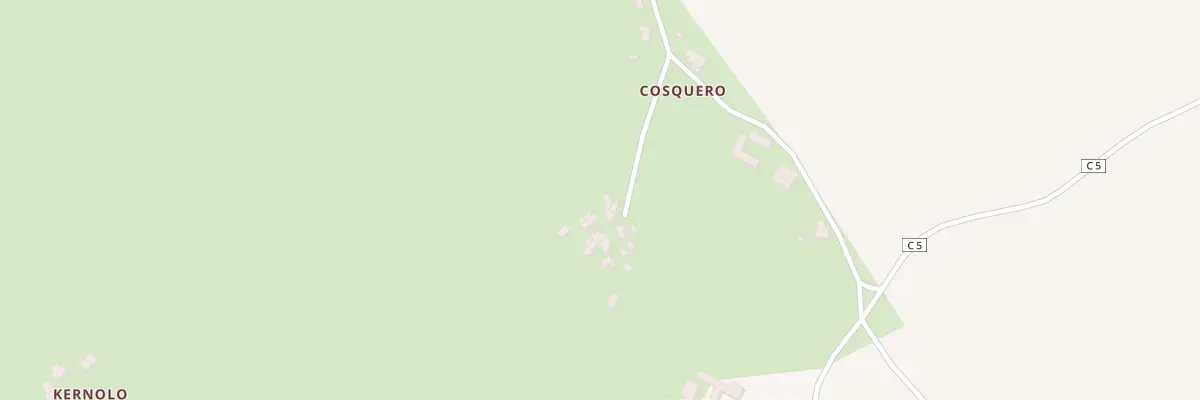 Plan du 5334 Cosquero à Plouray