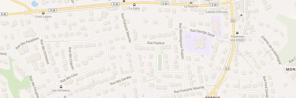 Plan du 5 Rue Pasteur à Pont-Scorff