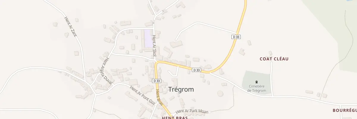 Plan du 23 Hent Bras à Trégrom